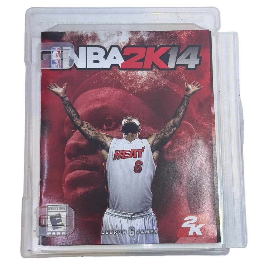 NBA 2K14 Sony PlayStation 3 PS3 Basketball Video Game LeBron James Cover CIB